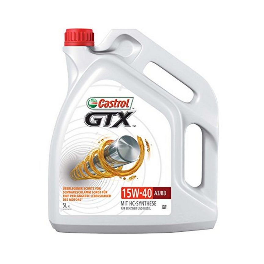 5 Liter CASTROL Motoröl Öl GTX ULTRACLEAN 10W40 A3/B4 + MANN W712